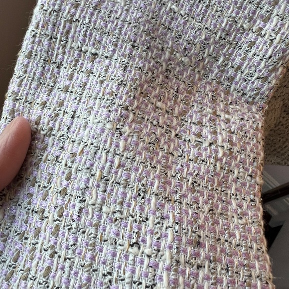 Zara Tweed Cream and Mauve Jacket - Picture 4 of 5